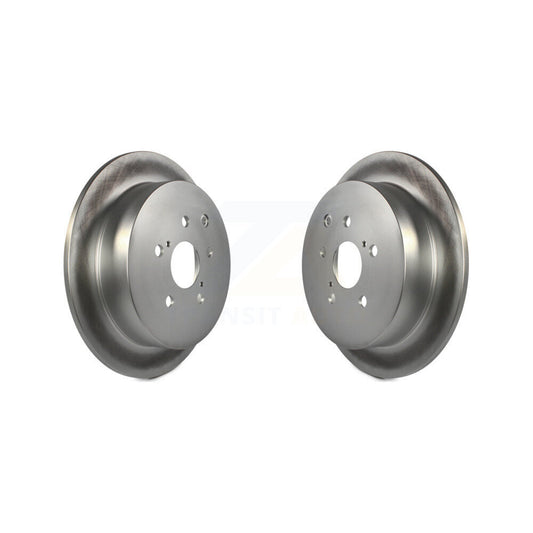 Coat Disc Brake Rotors Rear Pair For Toyota Sienna Highlander Lexus RX350 RX450h