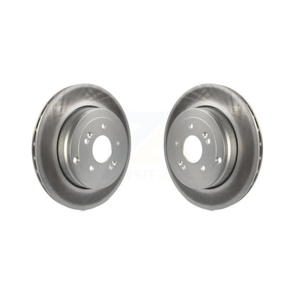 Coated Disc Brake Rotors Rear Pair For Hyundai Genesis Coupe