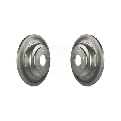 Coated Disc Brake Rotors Rear Pair For Hyundai Genesis Coupe