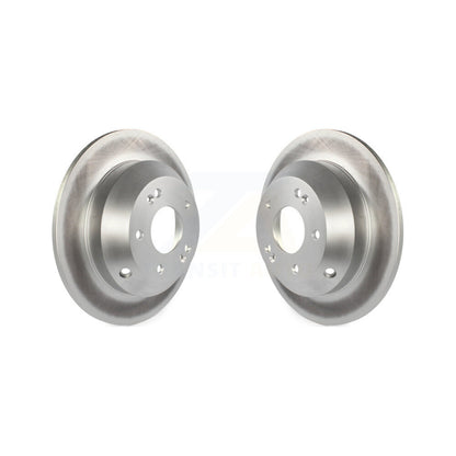 Coat Disc Brake Rotor Rear Pair For Hyundai Kia Sorento Santa Fe Sport Sedona XL
