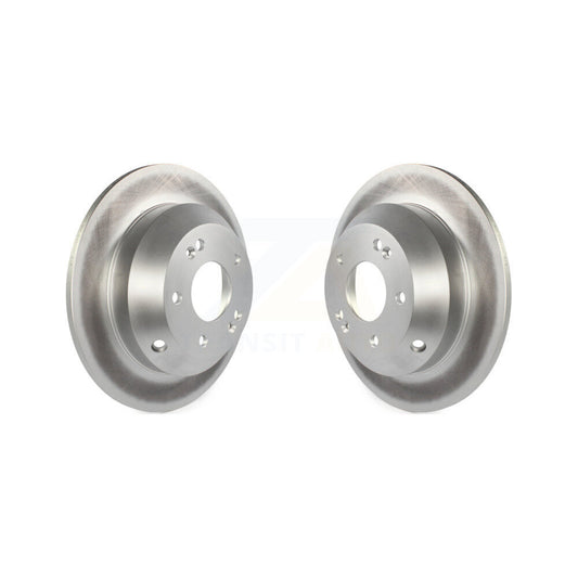 Coat Disc Brake Rotor Rear Pair For Hyundai Kia Sorento Santa Fe Sport Sedona XL