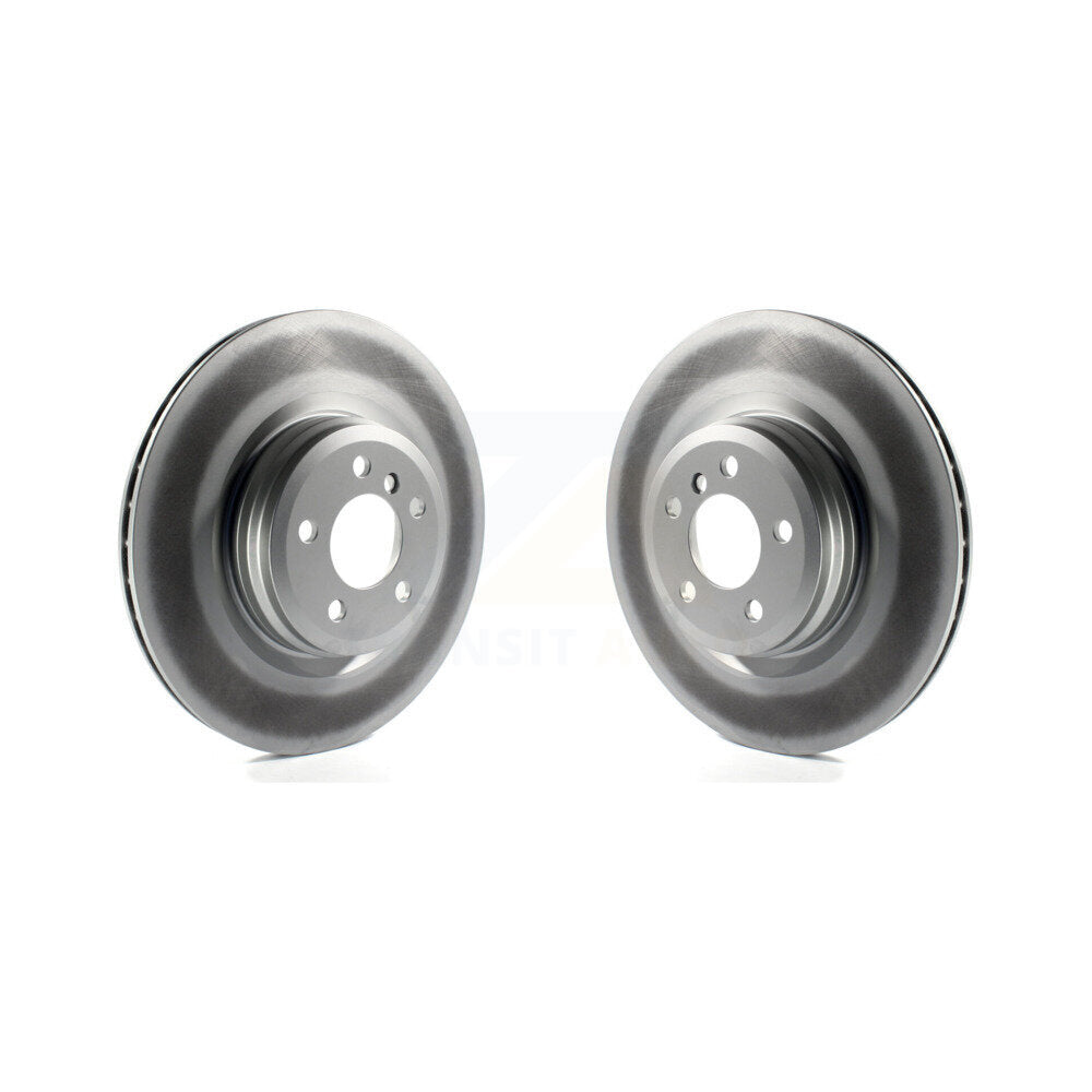 Coat Brake Rotors Rear Pair For BMW 750i xDrive 750Li 550i GT Alpina B7 760Li B6