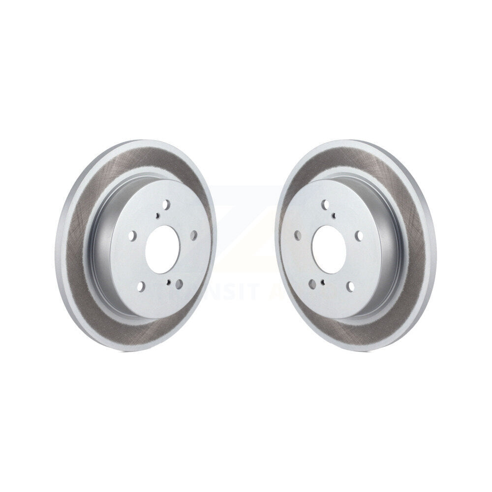 Coated Disc Brake Rotors Rear Pair For 2010-2013 Suzuki Kizashi
