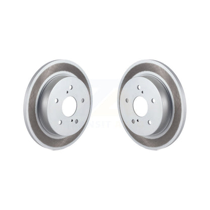 Coated Disc Brake Rotors Rear Pair For 2010-2013 Suzuki Kizashi