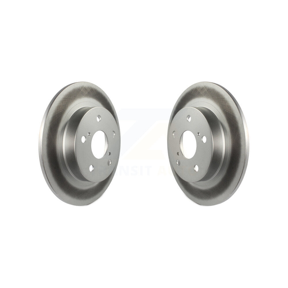 Coated Disc Brake Rotors Rear Pair For 2011-2016 Scion tC