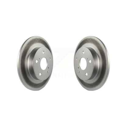 Coated Disc Brake Rotors Rear Pair For 2011-2016 Scion tC