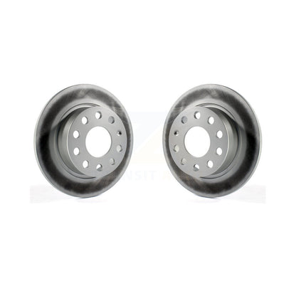 Coat Brake Rotor Rear Pair For Volkswagen Jetta Beetle Golf Alltrack Eos Audi A3