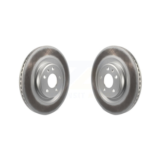 Coat Brake Rotors Rear Pair For Audi Q5 Porsche Macan A4 Quattro S5 SQ5 Q7 A5 S4
