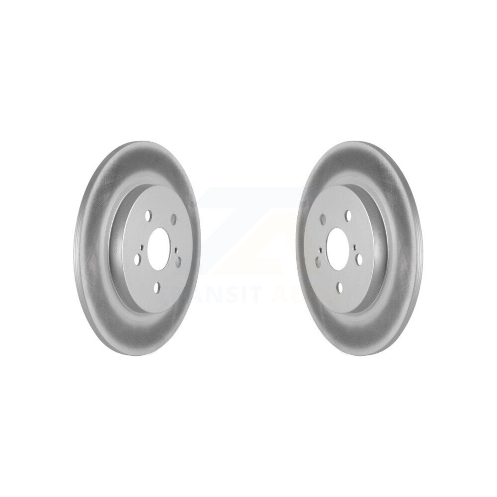Coated Disc Brake Rotors Rear Pair For Lexus CT200h