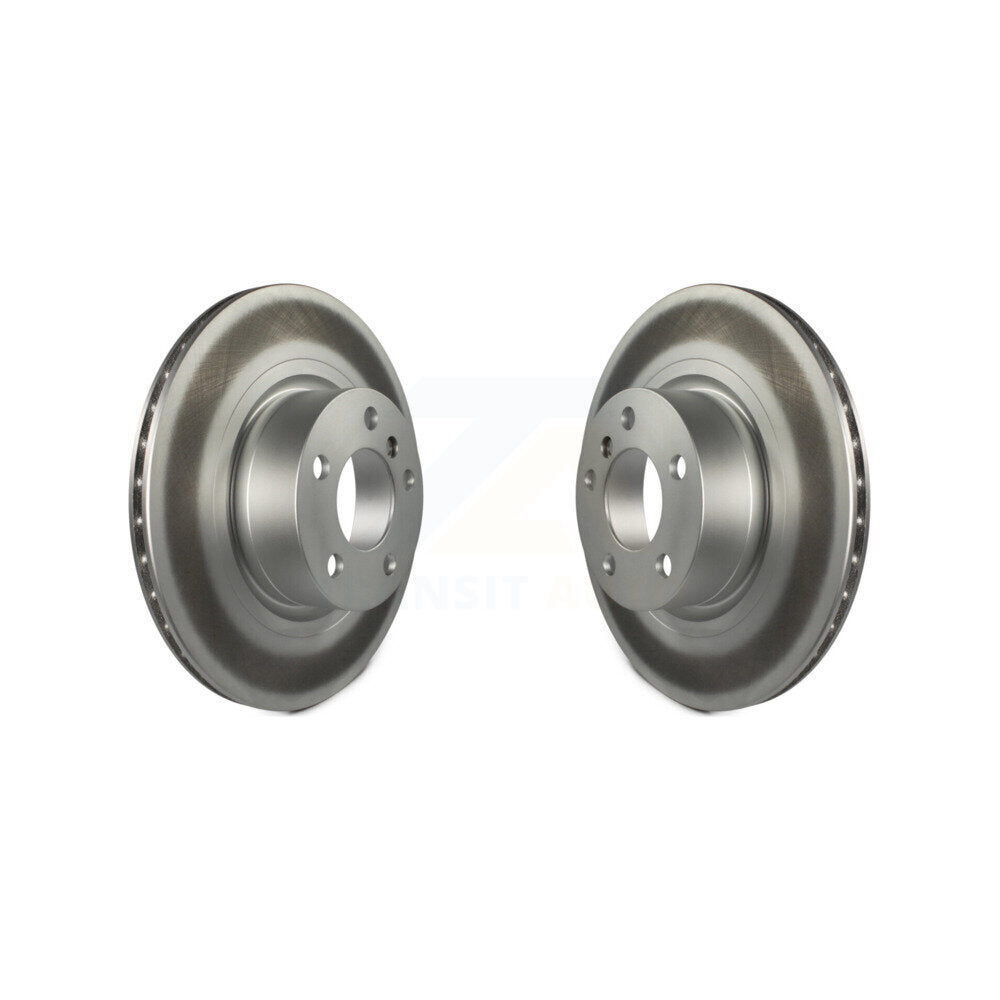 Coated Disc Brake Rotors Rear Pair For BMW X3 X4