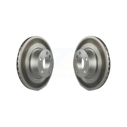 Coated Disc Brake Rotors Rear Pair For BMW X3 X4