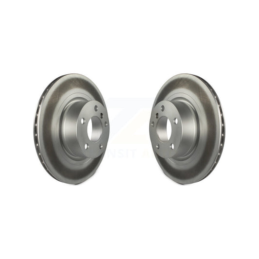 Coated Disc Brake Rotors Rear Pair For BMW X3 X4