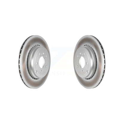Coated Brake Rotors Rear Pair For 2010-2013 Land Rover Range Sport Supercharged