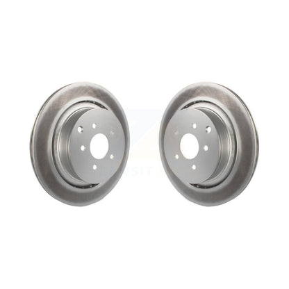 Coat Brake Rotors Rear Pair For INFINITI Q50 Q60 M37 FX50 QX70 Q70 Q70L M56 M35h