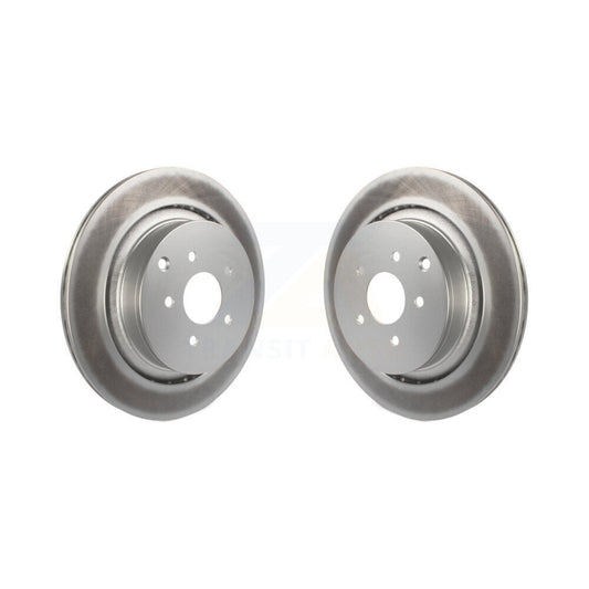 Coat Brake Rotors Rear Pair For INFINITI Q50 Q60 M37 FX50 QX70 Q70 Q70L M56 M35h