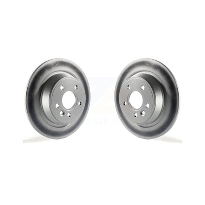 Coated Disc Brake Rotors Rear Pair For 2012-2015 Land Rover Range Evoque