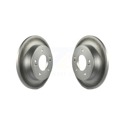 Coated Brake Rotors Rear Pair For Hyundai Elantra Kia Kona Forte Soul GT Seltos