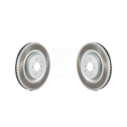 Coated Disc Brake Rotors Rear Pair For 2012-2021 Nissan NV2500 NV3500 NV1500