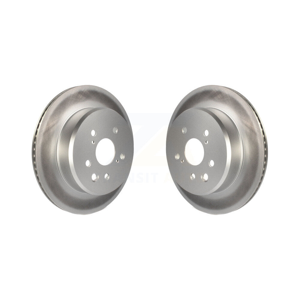 Coat Brake Rotor Rear Pair For Lexus IS300 IS350 GS350 RC350 RC300 IS200t GS450h