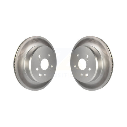 Coat Brake Rotor Rear Pair For Lexus IS300 IS350 GS350 RC350 RC300 IS200t GS450h