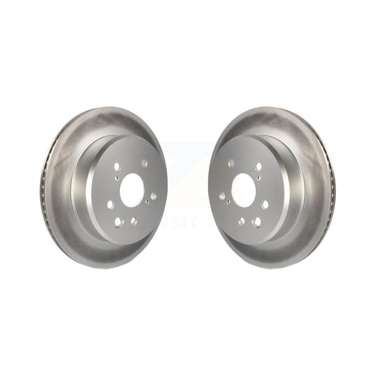 Coat Brake Rotor Rear Pair For Lexus IS300 IS350 GS350 RC350 RC300 IS200t GS450h