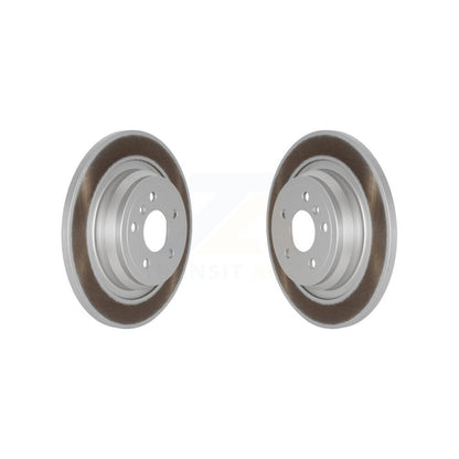 Coated Disc Brake Rotors Rear Pair For Mercedes-Benz ML350 GLE350 ML250 GLE300d