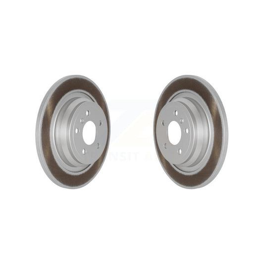 Coated Disc Brake Rotors Rear Pair For Mercedes-Benz ML350 GLE350 ML250 GLE300d