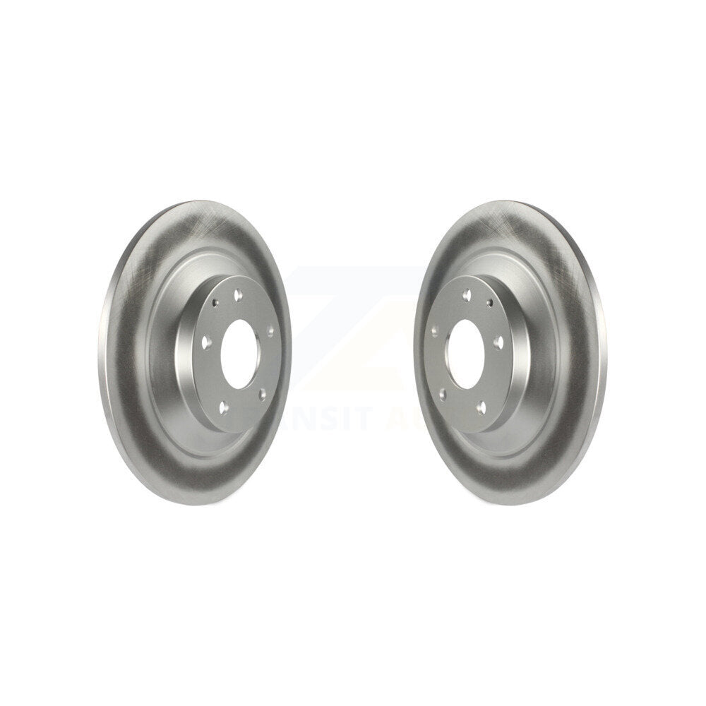 Coated Disc Brake Rotors Rear Pair For Mazda CX-5 CX-30 MX-30 EV