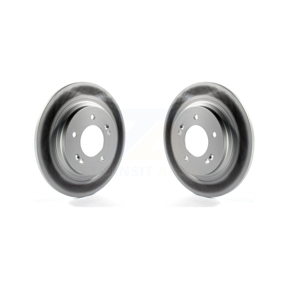 Coat Brake Rotors Rear Pair For Hyundai Kia Sonata Optima Kona Forte5 Elantra GT