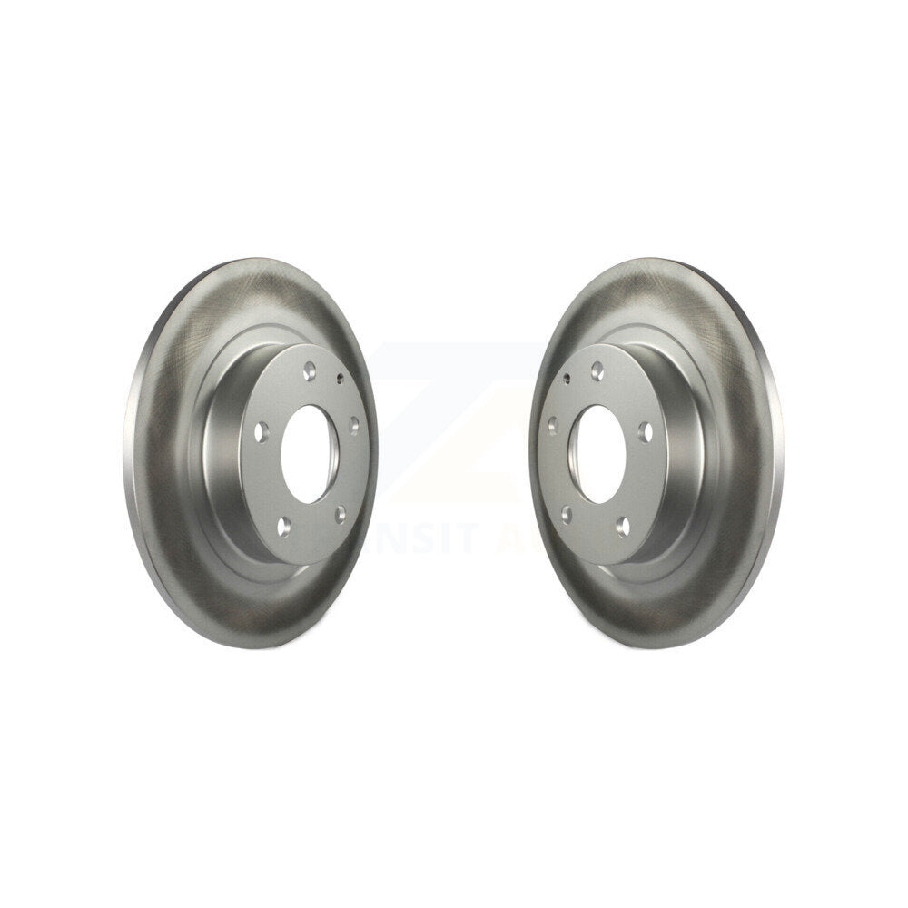 Coated Disc Brake Rotors Rear Pair For 2014-2021 Mazda 6