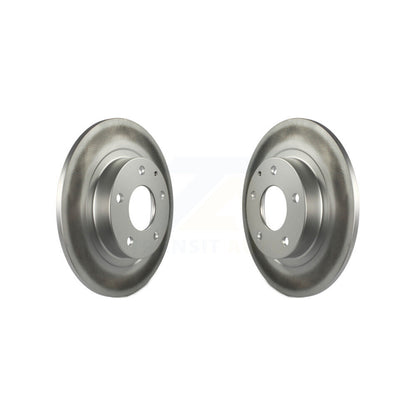Coated Disc Brake Rotors Rear Pair For 2014-2021 Mazda 6