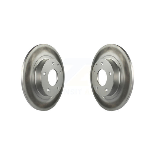 Coated Disc Brake Rotors Rear Pair For 2014-2021 Mazda 6