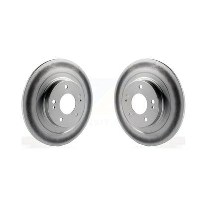 Coat Brake Rotor Rear Pair For Mitsubishi RVR Outlander Eclipse Cross PHEV Sport