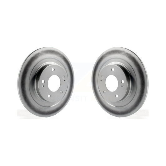 Coat Brake Rotor Rear Pair For Mitsubishi RVR Outlander Eclipse Cross PHEV Sport