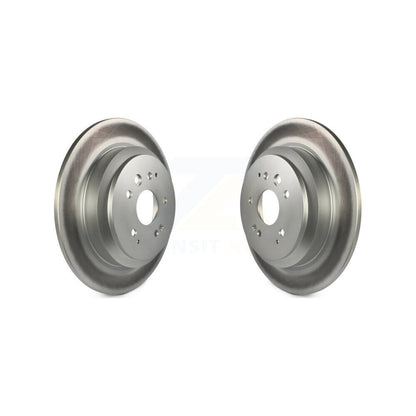 Coated Disc Brake Rotors Rear Pair For 2014-2016 Acura MDX