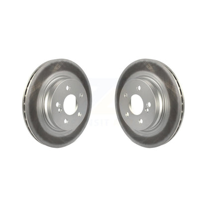 Coat Disc Brake Rotors Rear Pair For Mercedes-Benz C300 C350 E350 C250 E550 E300