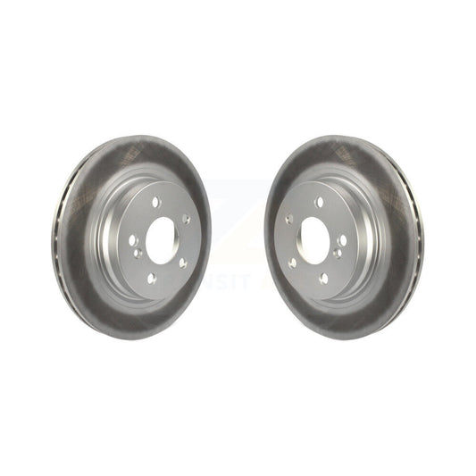 Coat Disc Brake Rotors Rear Pair For Mercedes-Benz C300 C350 E350 C250 E550 E300
