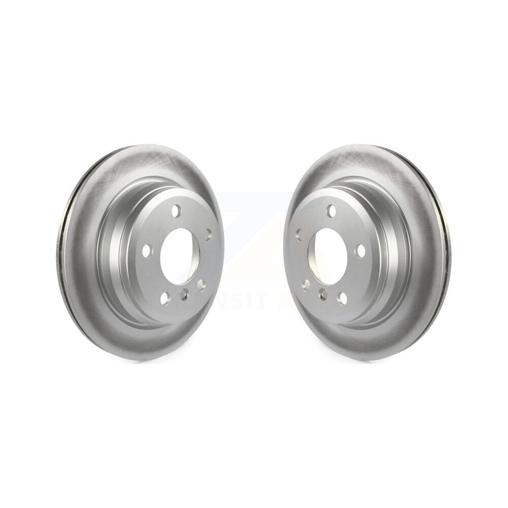 Coat Brake Rotors Rear Pair For BMW 328i xDrive 330i 320i 428i 328d 430i Gran GT