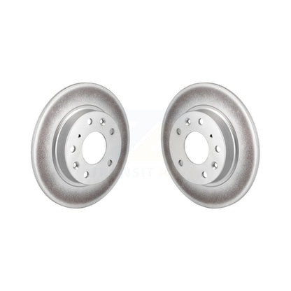 Coated Disc Brake Rotors Rear Pair For Mazda 3 CX-30 Sport CX-3