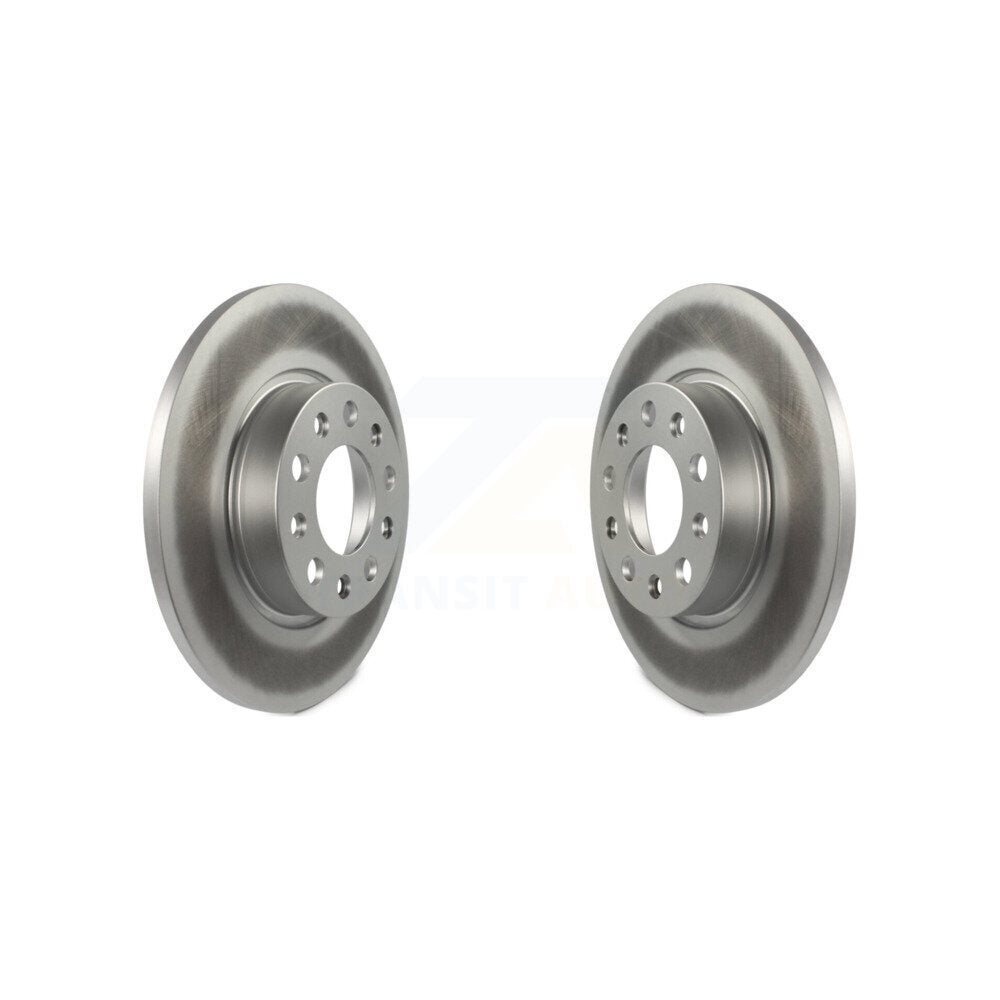 Coat Disc Brake Rotor Rear Pair For Jeep Compass Renegade Dodge Hornet Fiat 500X