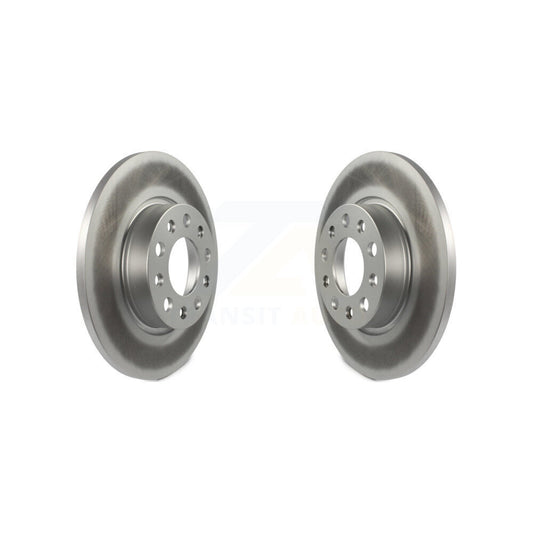 Coat Disc Brake Rotor Rear Pair For Jeep Compass Renegade Dodge Hornet Fiat 500X