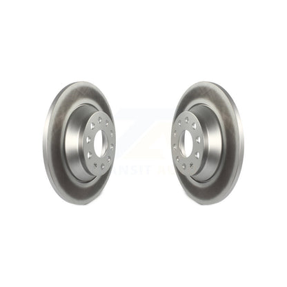 Coated Disc Brake Rotor Rear Pair For Volkswagen Tiguan Jetta Audi Q3 Quattro TT
