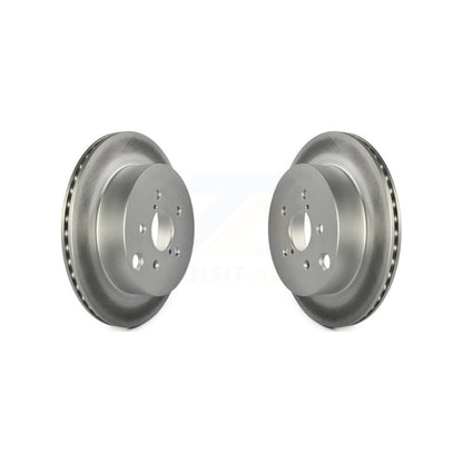 Coated Disc Brake Rotors Rear Pair For 2014-2018 Subaru Forester 2.0L