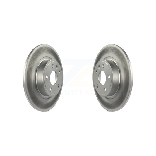 Coated Disc Brake Rotors Rear Pair For Land Rover Discovery Sport Jaguar E-Pace