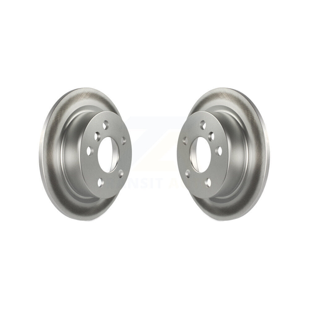 Coated Disc Brake Rotors Rear Pair For Mini Cooper