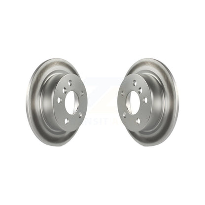 Coated Disc Brake Rotors Rear Pair For Mini Cooper