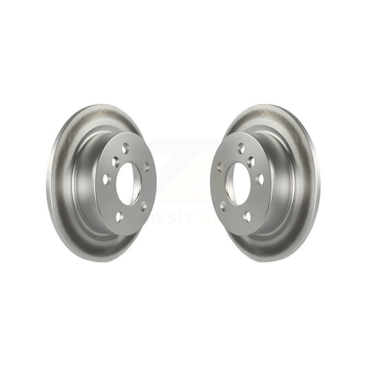 Coated Disc Brake Rotors Rear Pair For Mini Cooper