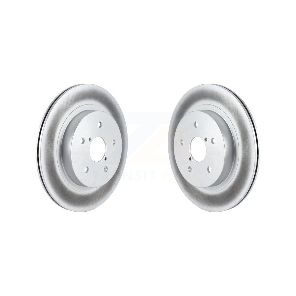 Coated Disc Brake Rotors Rear Pair For Subaru Outback WRX Legacy