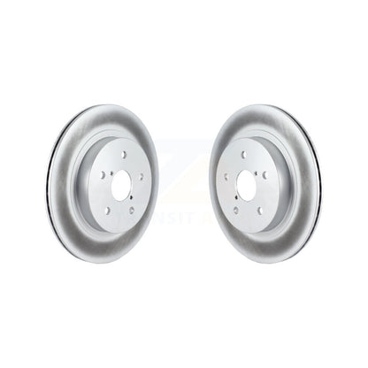 Coated Disc Brake Rotors Rear Pair For Subaru Outback WRX Legacy