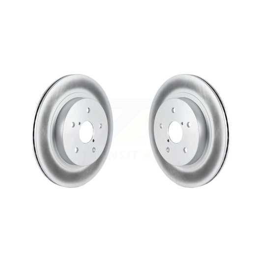 Coated Disc Brake Rotors Rear Pair For Subaru Outback WRX Legacy